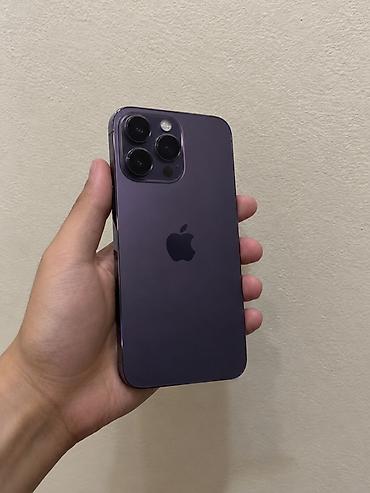 epix pro: IPhone 14 Pro Max, Б/у, 512 ГБ, Deep Purple, Чехол, Коробка, 77 % — 1