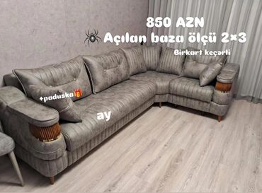 Bağ, çöl mebeli: Künc divan, Yeni, Açılan, Bazalı