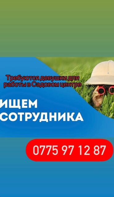 работа по огороду: Требуются девушки европейской внешности для работы в садовом центре
