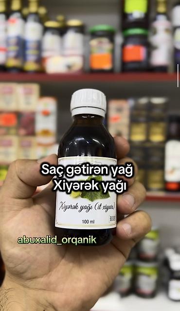 şakelli yağı: Məhsul: Xiyərək yağı (it xiyarı) – 100 ml Təsvir: - Təbii bitki — 1