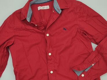 sinsay kamizelka długa: Shirt 12 years, condition - Good, pattern - Monochromatic, color - Red