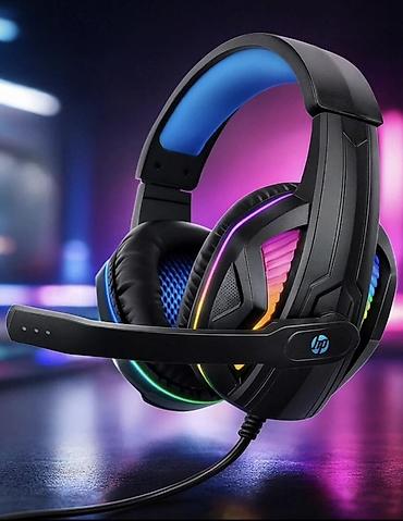 HP oyun qulaqlığı – kabel ilə qoşulan, inteqrə mikrofonlu model