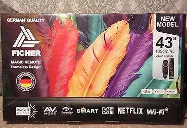 ТВ и видео: Ficher 43" (109 sm) Smart TV - Çərçivəsiz (Frameless) dizayn - Magic — 1