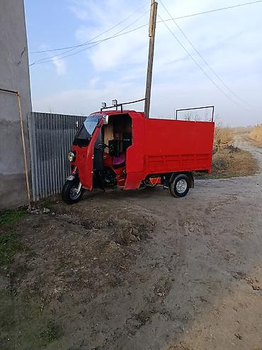 su cənlərinin qiyməti: Yükdaşıma üçün üçtəkərli motosiklet-kabinə (tricikl) - Rəng: qırmızı — 2
