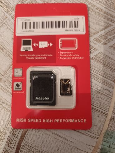Аксессуары для ПК: Флеш карта 256 ГБ, USB Micro, Новый