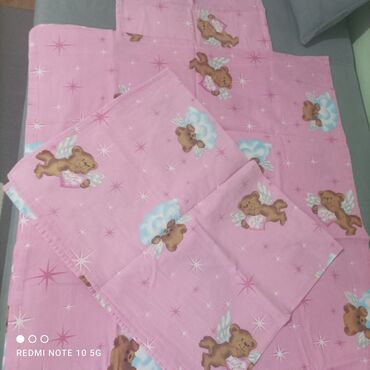 Bed sheets: For babies, color - Pink