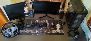masaüstü kompüterler: Təcili satılır: 2 ədəd 75hz monitor( 27&20duym&inch) Bloody