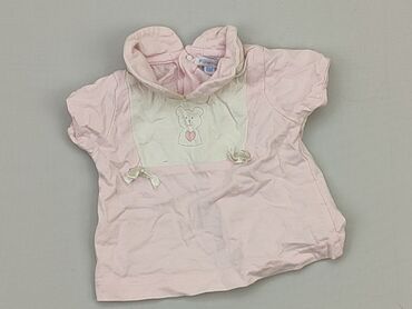 różowa elegancka bluzka: Блузка, 3-6 міс., стан - Хороший