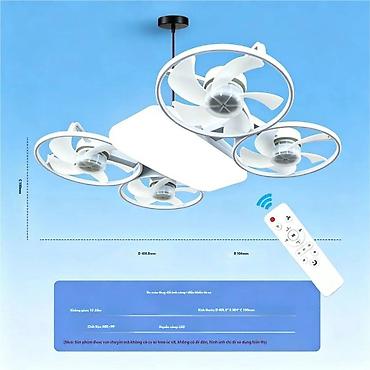 ventilyatorlar qiymeti: Ventilyator tavandan asılan dron versiyası İl-032824 Qiyməti 45 azn — 3