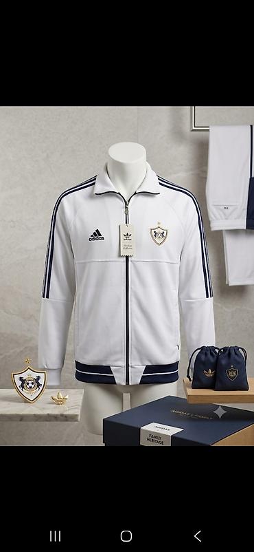 alt paltarları: Adidas x Qarabağ FK Heritage kolleksiyasına aid idman üst geyimi — 1