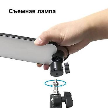 Другие аксессуары для фото/видео: Фонарь лампа со штативом для кемпинга, рыбалки или туризма. В комплект — 8