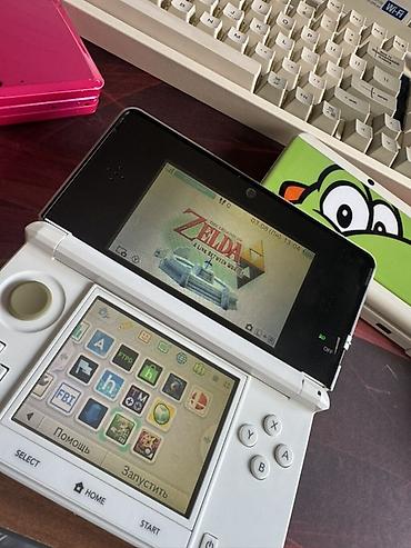nintendo: Nintendo 3DS (белая), идеальное состояние. Прошита, последняя luma — 2
