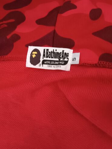 Толстовкалар: Толстовка A Bathing Ape (BAPE) Shark Full Zip, размер S. -Почти что