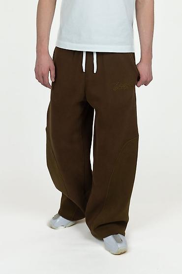 kiwi geyimi: Unisex geniş kəsimli iki rəngli şalvar – rahat streetwear tərzi - — 5