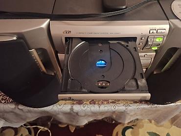 nomre qabi: JVC mini Hi-Fi musiqi mərkəzi + 2 akustik sütun Xüsusiyyətlər: - JVC — 6