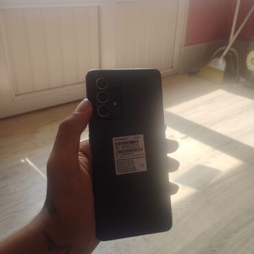 telefon yevlax: Samsung Galaxy A52, 256 GB, rəng - Qara, Barmaq izi