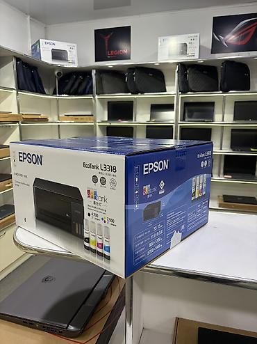 mini printer: Epson EcoTank L3318 — цветное струйное МФУ: принтер + сканер + копир — 2