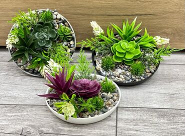 Süni güllər: Dekor dibçekler — 19