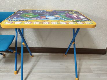 детский письменный стол: Балдар үчүн үстөл жана отургуч комплекти, Колдонулган, Өзү алып кетүү