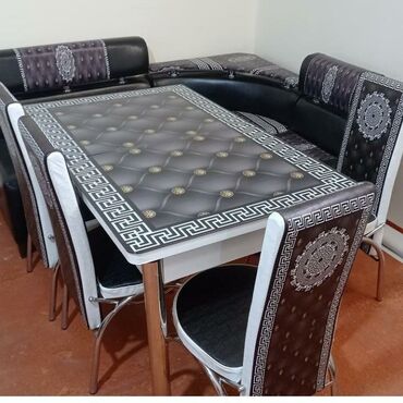 Divan və masa dəstləri: 🇹🇷Türk istehsalı Möhtəşəm ✨✨ Kuxna üçün stol stul dəsti 2 stul 1 — 9