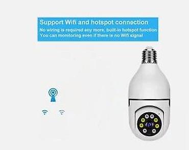 Kamere za video nadzor: WiFi pametna sigurnosna kamera u obliku sijaličnog grla (E27) - — 13