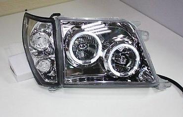 pracka sa laserom: HROM ANGEL EYES FAROVI TOYOTA LAND CRUISER 90 95 | Hrom beli tuning — 4