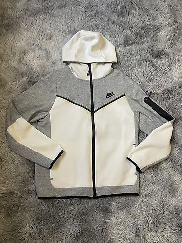 dəri geyim: Nike kişi/kadın kapüşonlu zipli üst - Model: Nike Tech Fleece — 1