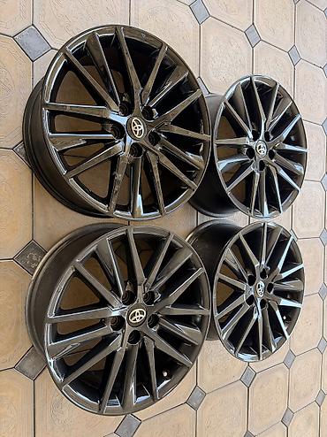2 gr: Литые Диски R 18 Toyota, Комплект, отверстий - 5, Б/у — 5