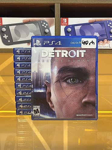 Detroit-PS4 diski Oyun diski tam işlək vəziyyətdədir, heç bir cızığı