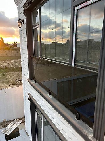 Balkon məhəccərləri: Balkon məhəccəri, Şüşə, Pulsuz çatdırılma — 3