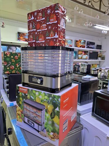 Сушилки для овощей и фруктов: Сушилка для овощей Техномир SG-400LCD Мощность 400вт Количество — 5