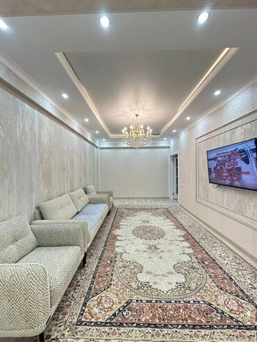 дом квартира жалал абад: 3 комнаты, 90 м², Элитка, 9 этаж, Дизайнерский ремонт