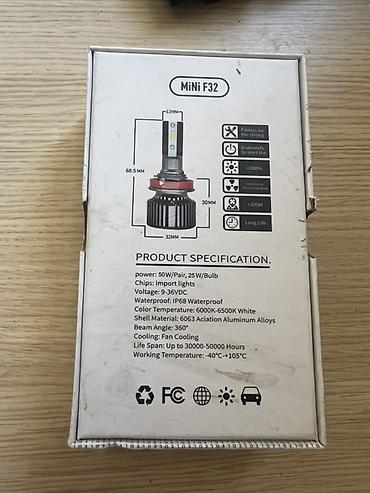 Mini F32 LED Auto Headlight – avtomobil üçün LED fara lampası. 📦