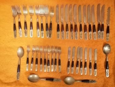 Süfrə ləvazimat dəstləri: Məhsul: Dekorativ naxışlı tutacaqlı süfrə ləvazimatı dəsti Tərkibi və — 3