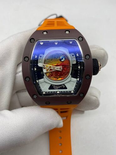 часы наручные мужские с автоподзаводом: Richard Mille Rm52-05 Pharrell Williams Mars ️Премиум качество