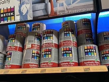 Алкидная краска: Алкидная глянцевая краска BETEK Synthetic Paint для внутренних и — 1