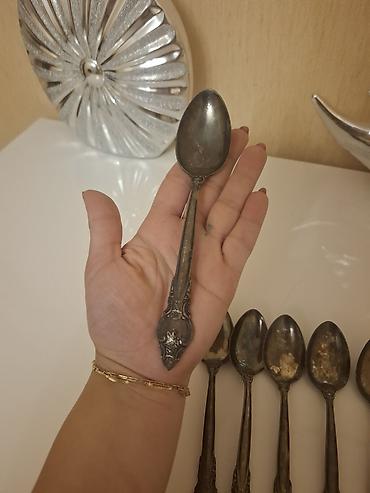 qedimi sufre: Qədim qaşıqlar 6 eded mexilor — 2