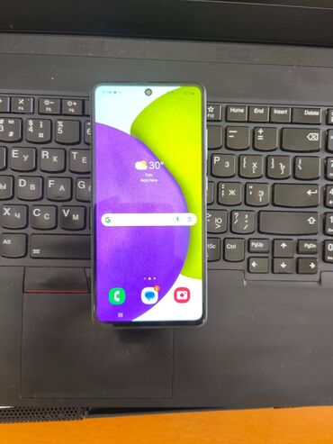 adaptör: Samsung Galaxy A52, 256 ГБ, цвет - Черный, Сенсорный
