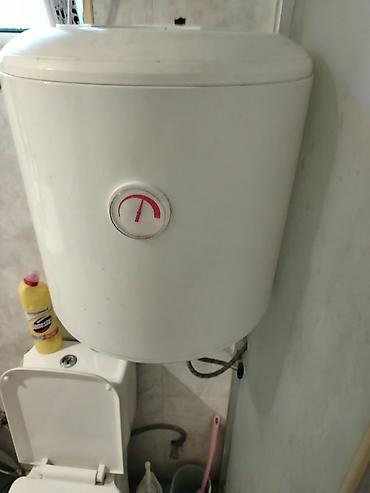 Divar tipli elektrik su qızdırıcısı (boyler) - Silindrik, ağ korpus -