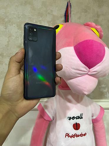 samsung telifon: Samsung Galaxy A31, 64 GB, rəng - Mavi, Sensor — 5