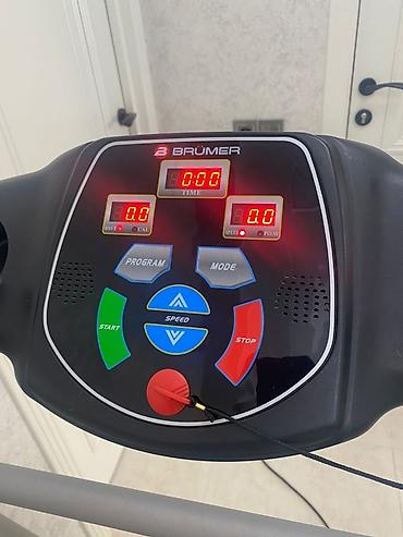 Qaçış trenajorları: Alman markası olan Brümer qaçış aparatı satılır. 100 kiloqramdan artıq — 5