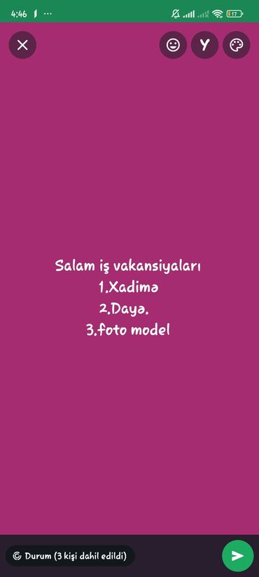 Qida məhsulları: Məlumat almaq istəyən namizədlər buyursun