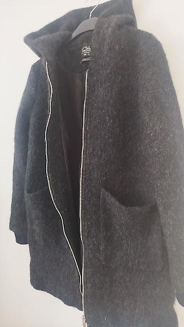 Kaputi: Kvalitetan kaput vel. 40 Ramena 42,pazuh 54,duzina 83cm. - Tamno sivi — 3