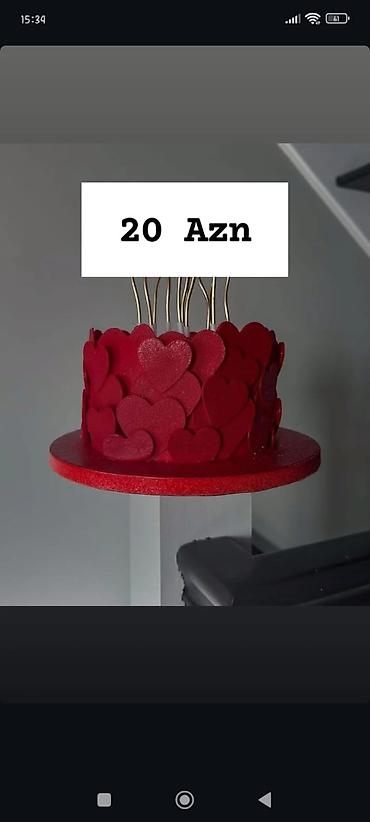 Başqa xidmətlər: Şirniyyat aləmi hər cür tort ların dekorlarin hazırlanması — 8