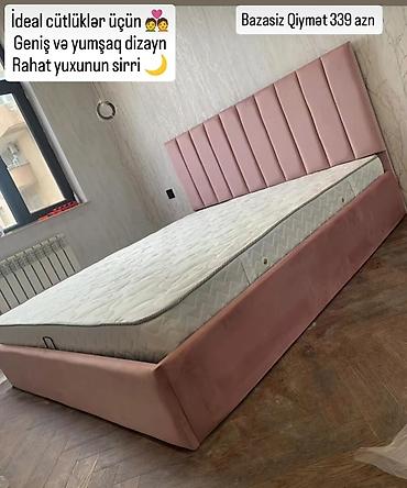 Çarpayılar: Yeni, İkinəfərlik çarpayı, Bazasız, Matras ilə, Siyirməsiz, Azərbaycan — 2