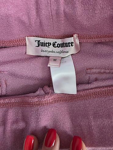 tifani dzemperi: Juicy Couture ženska velur trenerka u roze boji, veličine M. Sastoji — 2