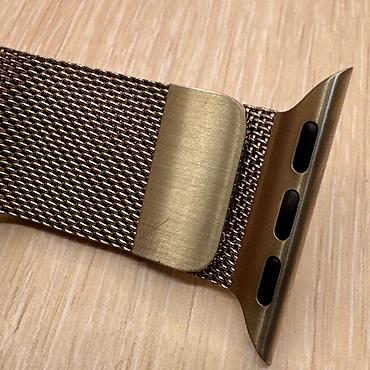 Акылдуу сааттар: Продаю оригинальный ремешок для Apple Watch - Milanese loop yellow — 7