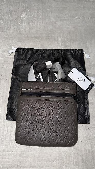 косметичка сумка: Классическая сумка, Armani, Материал: Экокожа, Застежка на молнии, Оригинал, Унисекс, Новый — 1