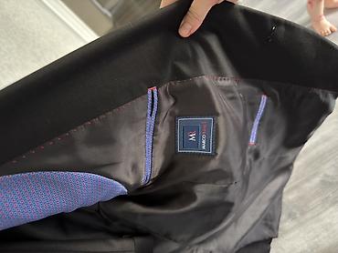 нина ричи: Классический мужской пиджак Marco Renci, чёрный, силуэт Slim Fit.ш - — 3