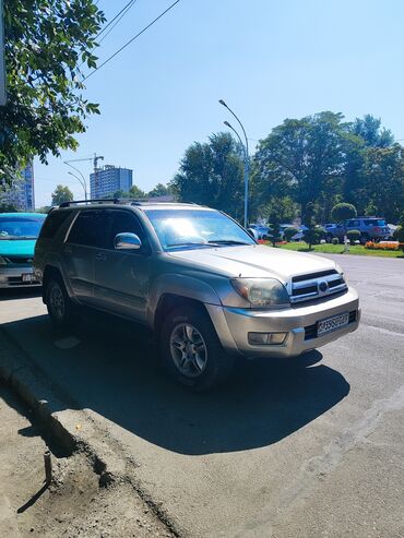 меняю на 4runner: Toyota 4Runner: 2004 г., 4 л, Автомат, Бензин, Жол тандабас